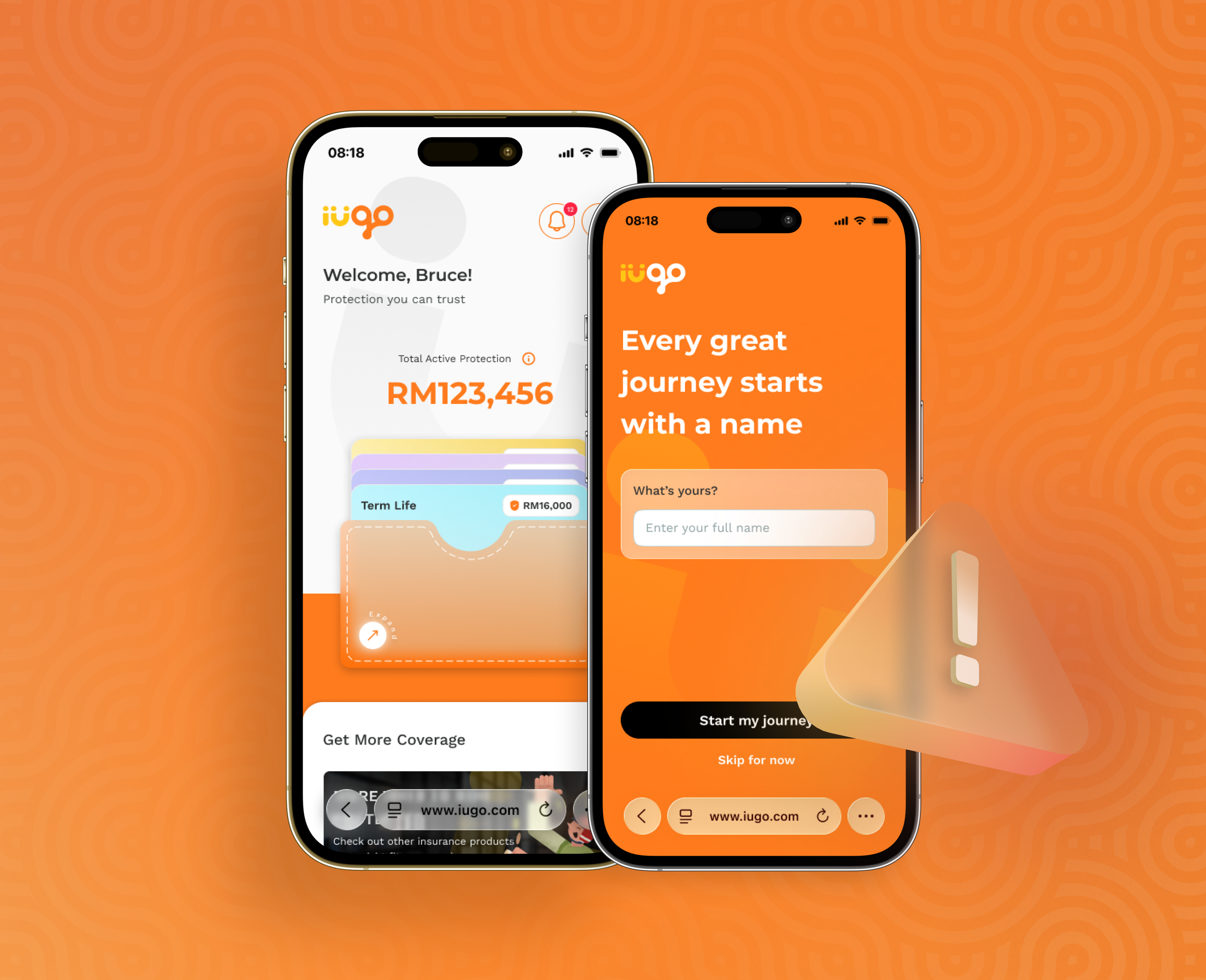 iuGO insurance app cover
